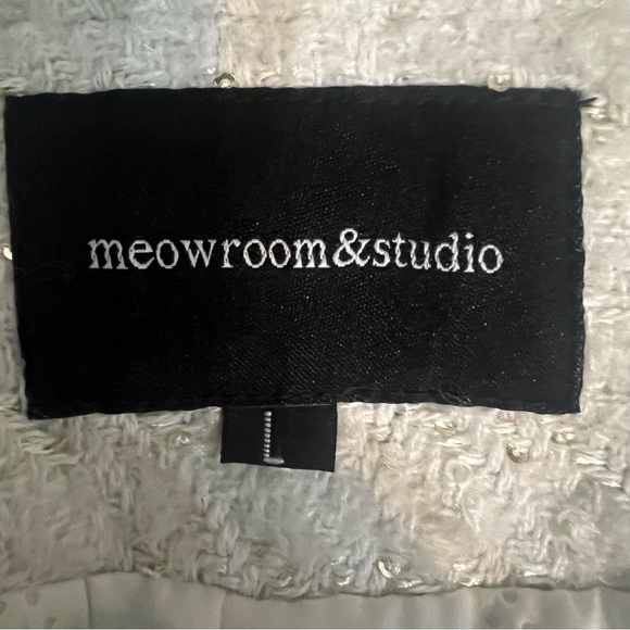 NWT Meowrrom & Studio White Fragrance Jacket Blazer - Picture 11 of 11